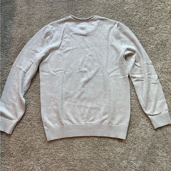 Men's GAP Gray Crewneck Sweater Soft Knit Pullover solid size large tall - Picture 6 of 7